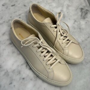 Common Projects Cream Sneakers, size 38